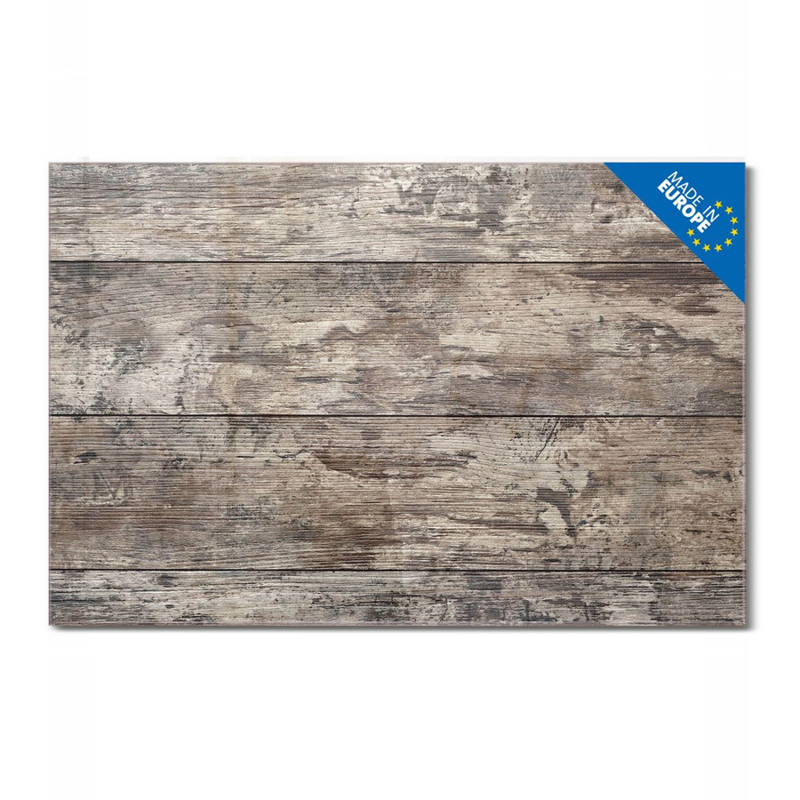 Banjado Glas Magnettafel Motiv Alte Planken in Braun, rahmenlos, Querformat, B: 60 cm, H: 40 cm - Bild 1