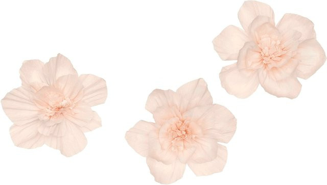 Rico Design Krepppapier Blüten in Soft Pfirsich für florale Feierlichkeiten - Bild 1