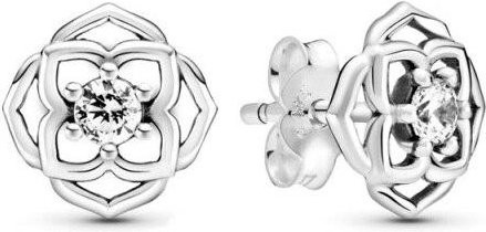 YIRAN Jewelry Ohrstecker 925 Silber, Gold, Zirkonia, Damen - Bild 1