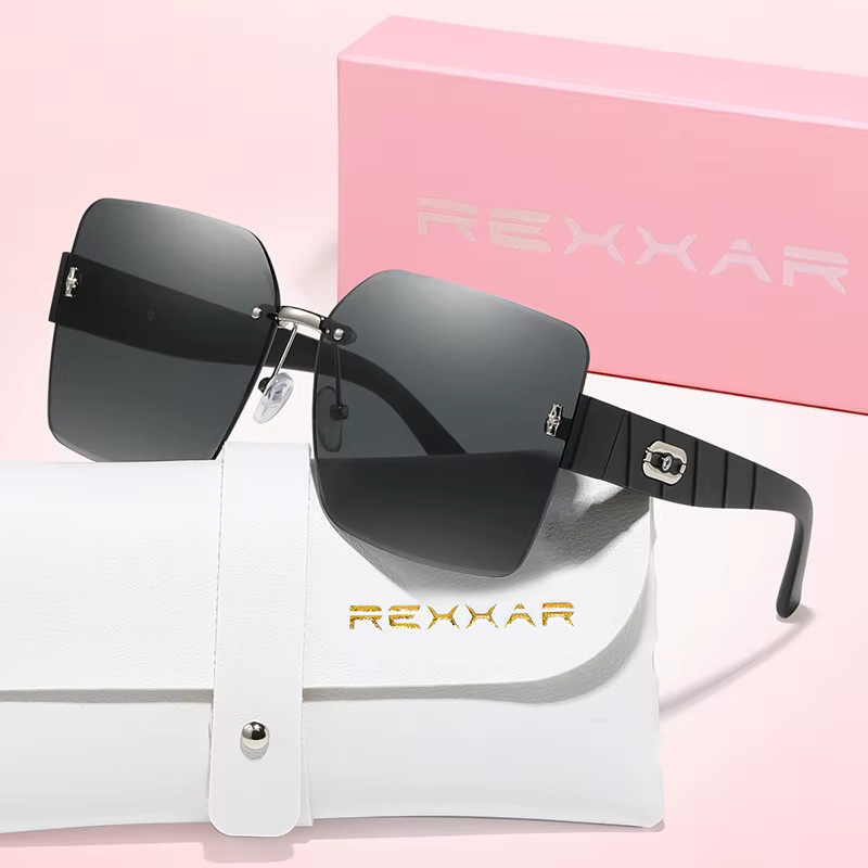 REXXAR Sonnenbrille, randlos, quadrat, Metall, Unisex - Bild 2