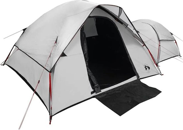 vidaXL Campingzelt für 5 Personen in Weiß mit Verdunkelungsstoff und wasserdichter Beschichtung - Bild 1