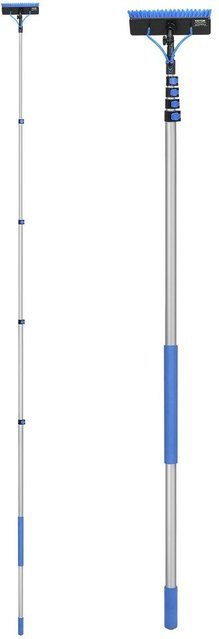 Solarpanel-Reinigungsstange mit ausziehbarem Griff und Wasserdurchflussfunktion, 9m, Blau - Bild 1