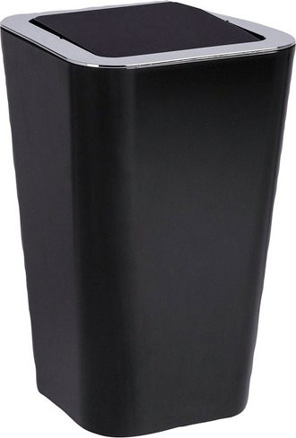 Wenko Schwingdeckeleimer Candy Schwarz 6 l - Bild 1