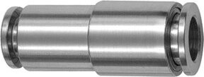 Riegler Gerade Steckverbindung in Rot aus Edelstahl für Schlauch-Ø 14/12 mm, Material ES1.4404 - Bild 1