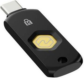 Kensington VeriMark NFC+ Fingerabdruckscanner Security Key mit USB-C und NFC in Schwarz K64739WW - Bild 1