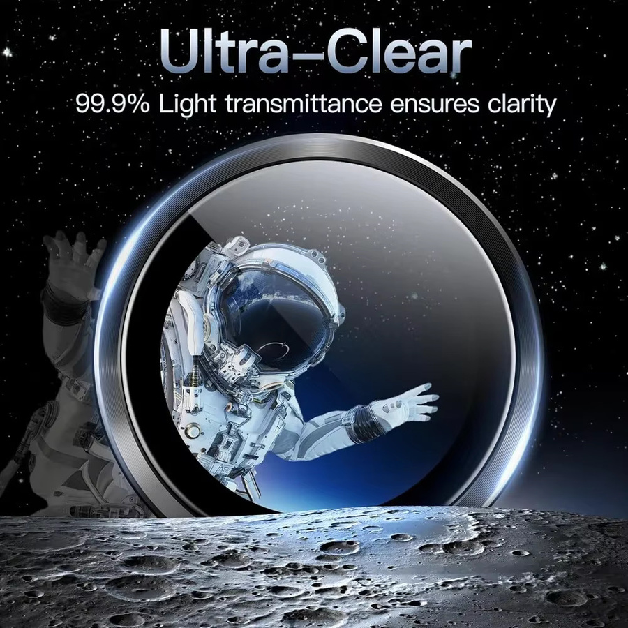 Samsung Kamera-Linsenschutz aus gehärtetem Glas mit Anti-Fingerabdruck-Beschichtung für S26 Ultra, S25 und S24 Plus in Transparent und Purple - Bild 2
