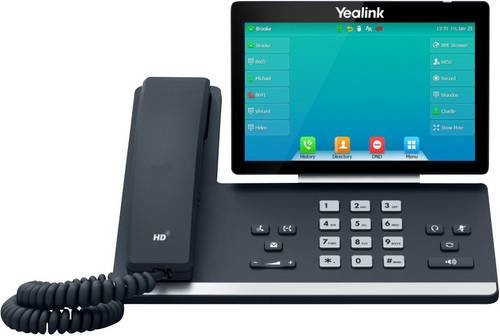 Yealink SIP-T57W VoIP IP Telefon mit Bluetooth und Wi-Fi in Schwarz und Grau - Bild 1