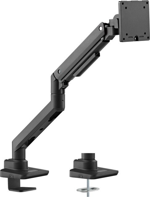 equip Schwerlast Monitor-Schreibtischhalterung mit Gasfeder für 43,2-124,5 cm Bildschirme, Schwarz - Bild 1