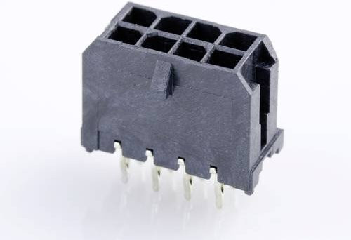 Molex Einbau-Stiftleiste Standard 8-polig in Schwarz 449140801 - Bild 1