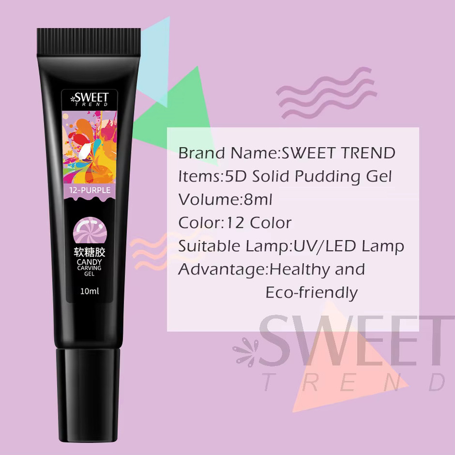 SWEET TREND Nagelgel Pudding Tube, 8 ml, Glänzend - Bild 5