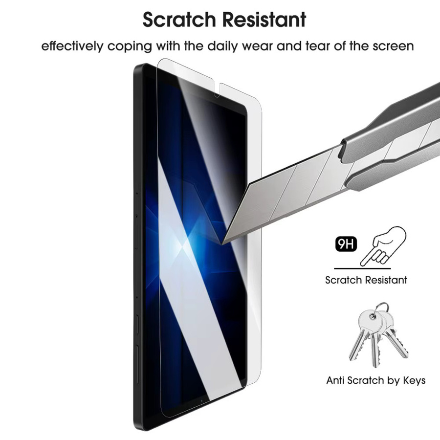 Displayschutz aus gehärtetem Glas für Lenovo Legion Y700 2025, transparent, HD-Anti-Kratz-Folie zur staubfreien Installation, 1 Stück - Bild 4