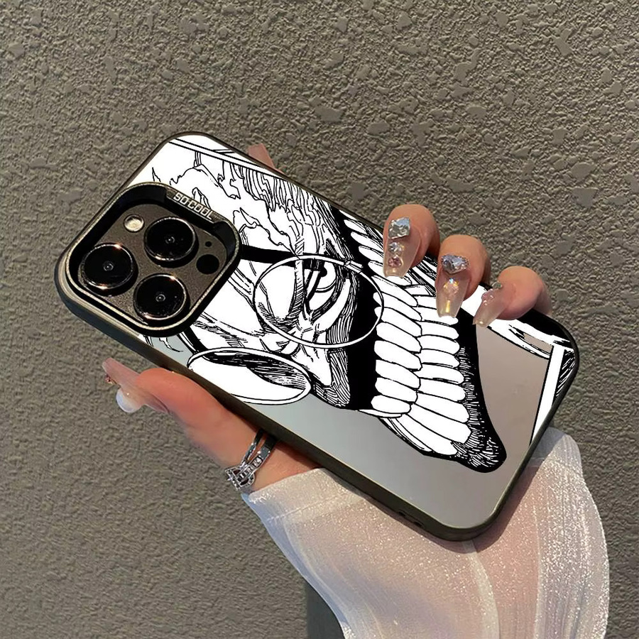 D-Dandadan Ken T-Takakura Handyhülle in Silber für iPhone 17 16 15 14 13 12 11 Pro Max Plus Matte stoßfeste Shell Abdeckung - Bild 4
