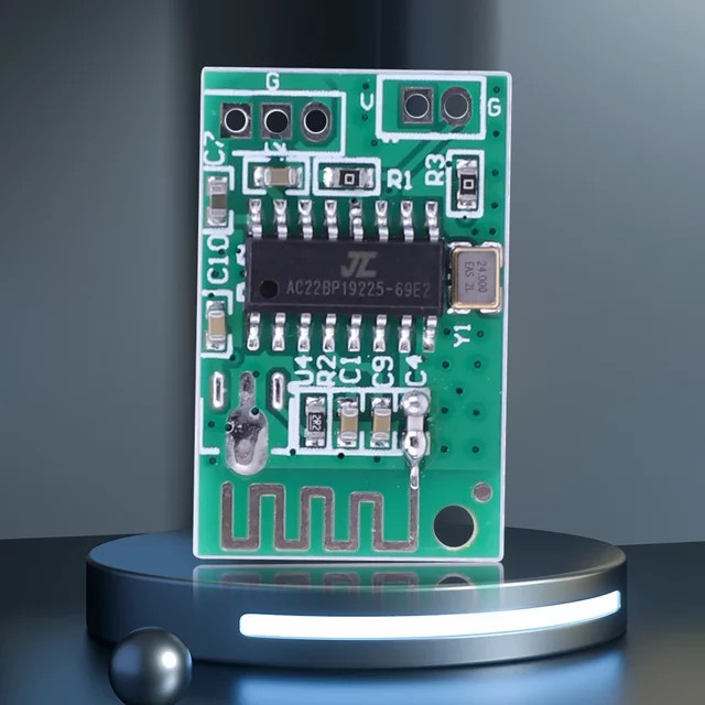 APWIKOGER A-6928 5.0 Bluetooth Empfängermodul und 2-in-1 Mini Verstärker-Funktionsplatine in Grün - Bild 1