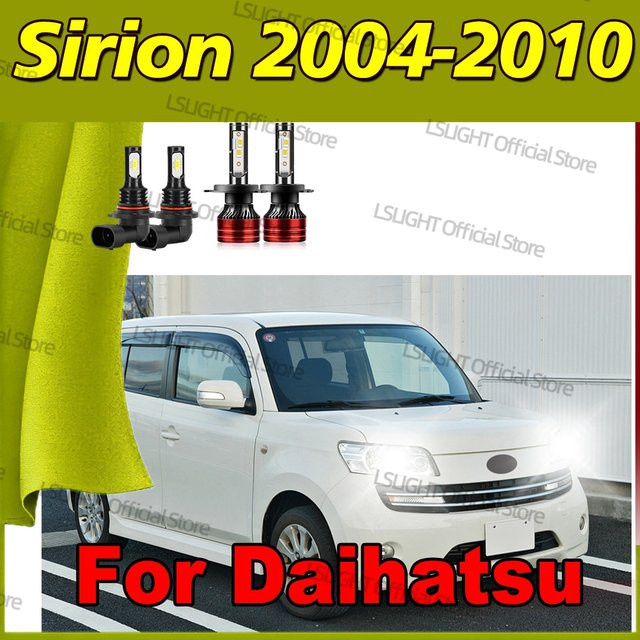 LSLIGHT LED Nebellampen für Daihatsu Sirion 2004-2010, 6000K CSP 3570 Scheinwerfer Lampen, Silber, 12V Plug & Play - Bild 1