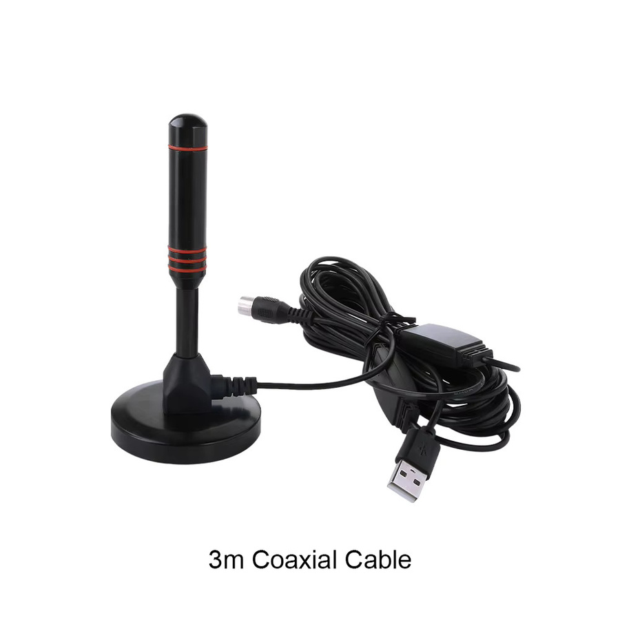 VODOOL HD Digital TV Antenne mit 37 dB Verstärkung für 4K 1080p, DVB-T2 und DAB, Schwarz - Bild 6