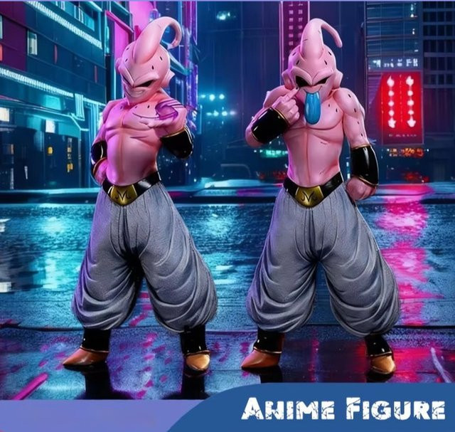 Bandai Dragon Ball Z Majin Buu Anime Figur aus PVC als Sammlermodell und Desktop-Dekoration - Bild 1