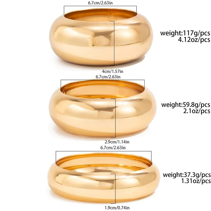 IngeSight.Z Armreif, Gold, Punk, Damen - Bild 4