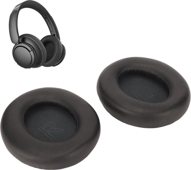 Anker Ersatz-Ohrpolster aus Proteinleder für Soundcore Life Q30 und Q35 in Schwarz - Bild 1