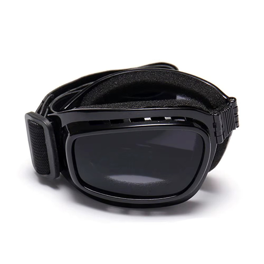Winddichte und staubdichte Schutzbrille aus Kunststoff in Multicolor und Grau für Radfahren und Laborarbeit - Bild 3