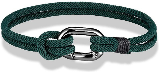 Armband Edelstahl, Schwarz, 17cm, Unisex - Bild 1