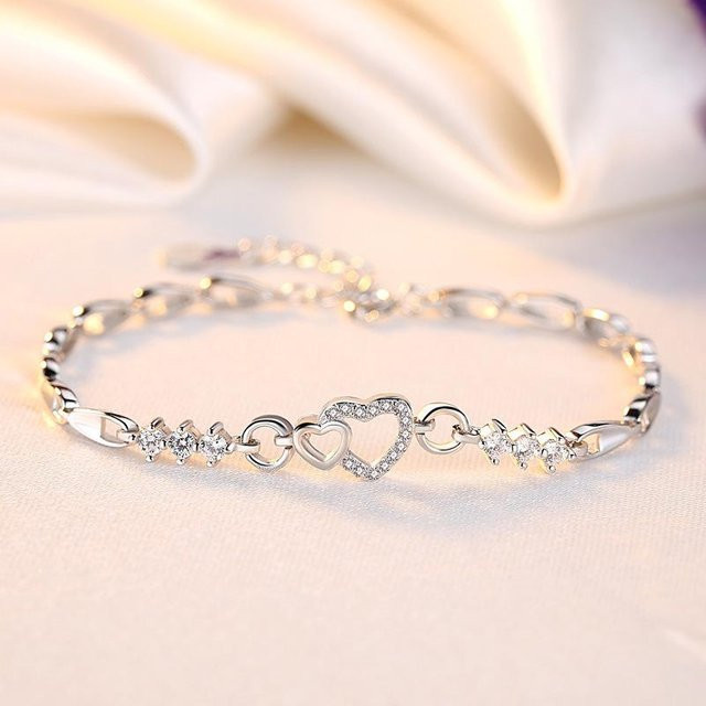 Wing of dream Charm-Armband, 925 Silber, Zirkonia, Damen, Weiß - Bild 1