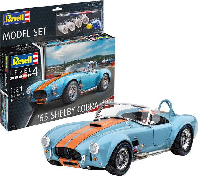 Revell Model Set '65 Shelby Cobra 427, Modellbau, 1:24 - Bild 1