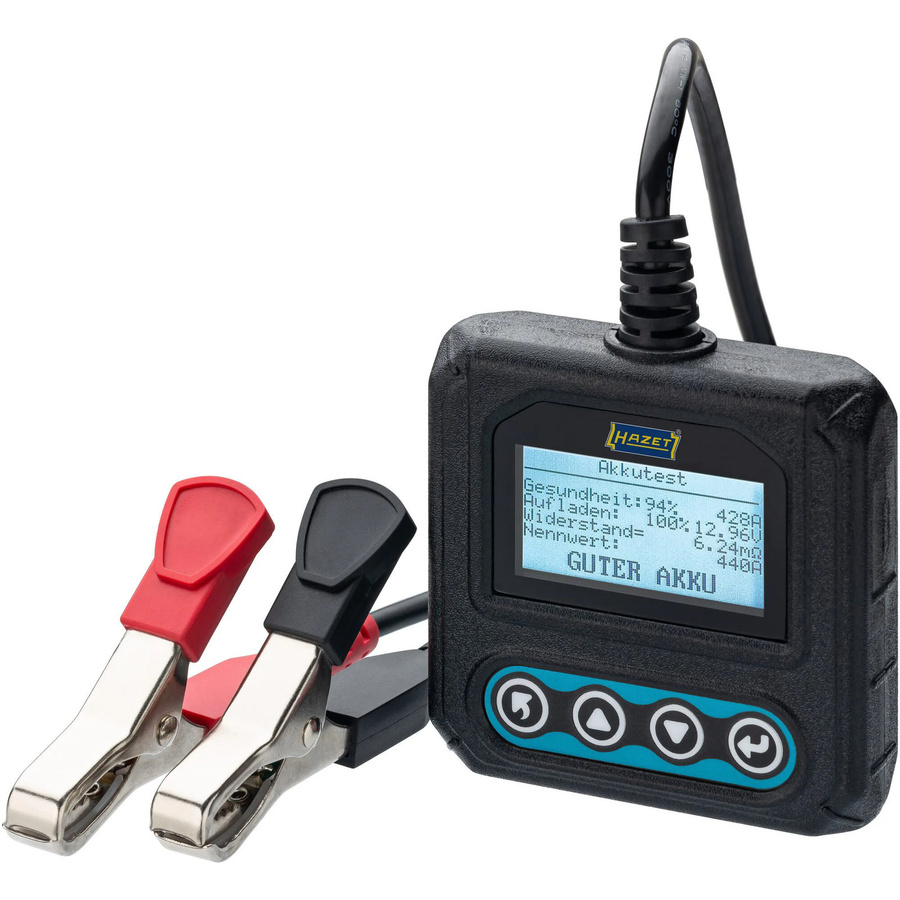 Hazet Mini Batterietester Messgerät in Schwarz - Bild 1