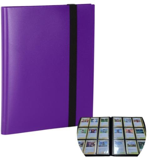 Pokémon Kartenalbum-Ordner, 9-Taschen, 360 Blatt, Lila - Bild 1