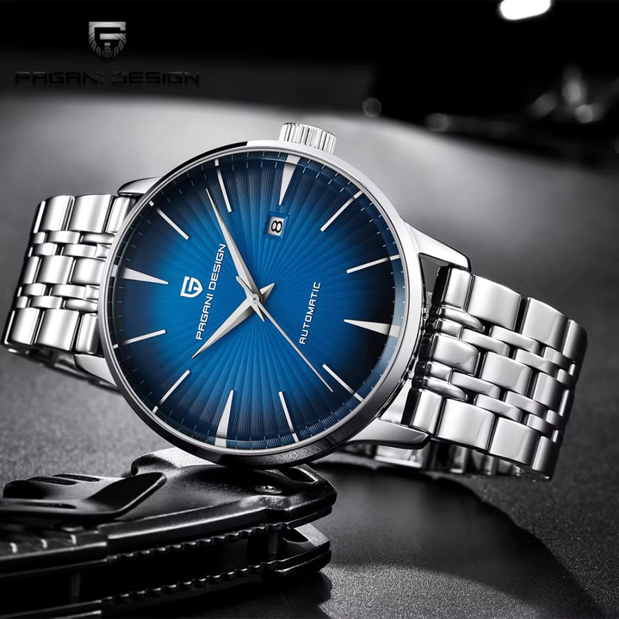 Pagani Design Armbanduhr, Automatik, Edelstahl, 43 mm, Herren - Bild 5