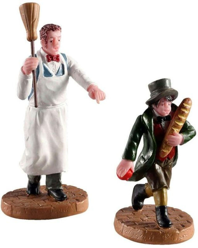 Lemax Artful Dodger Set aus 2 Figuren in Mehrfarbig aus Kunstharz und Holz - Bild 1