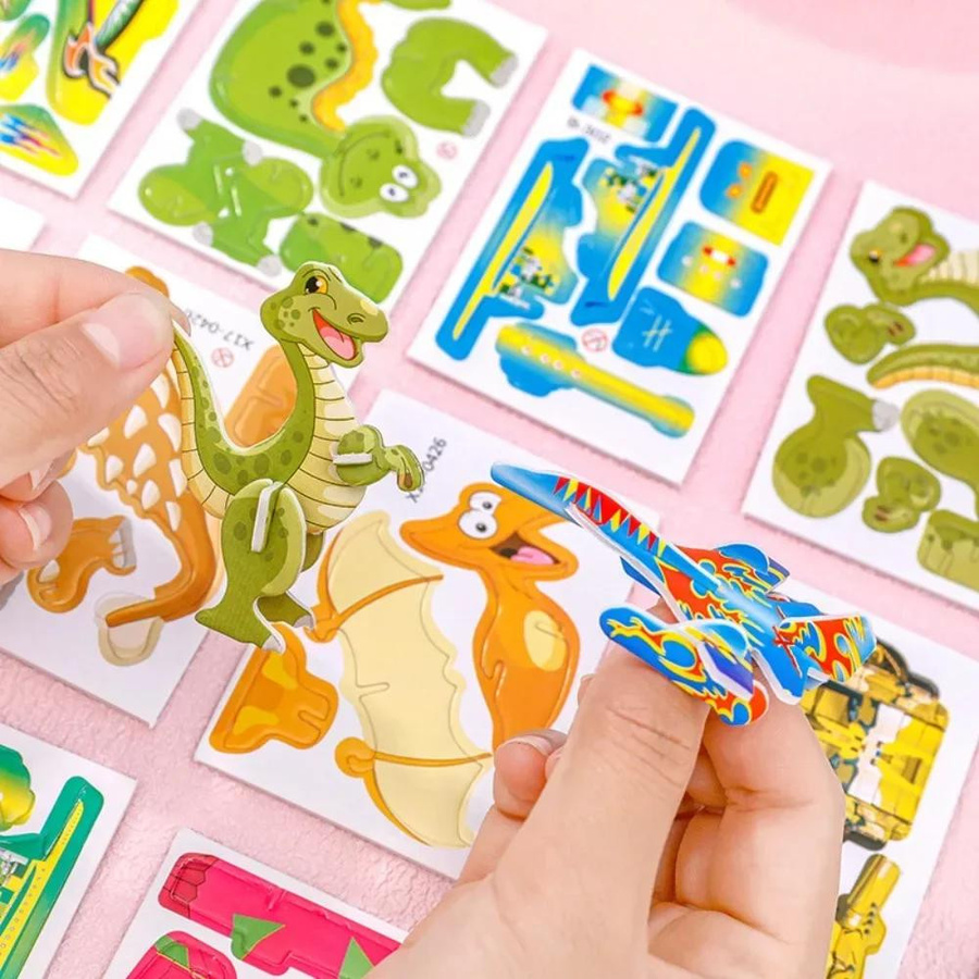 Yiran toy 3D-Insekten-Montage-Denkspiel Montessori Puzzlespielzeug 10-teiliges Set - Bild 1