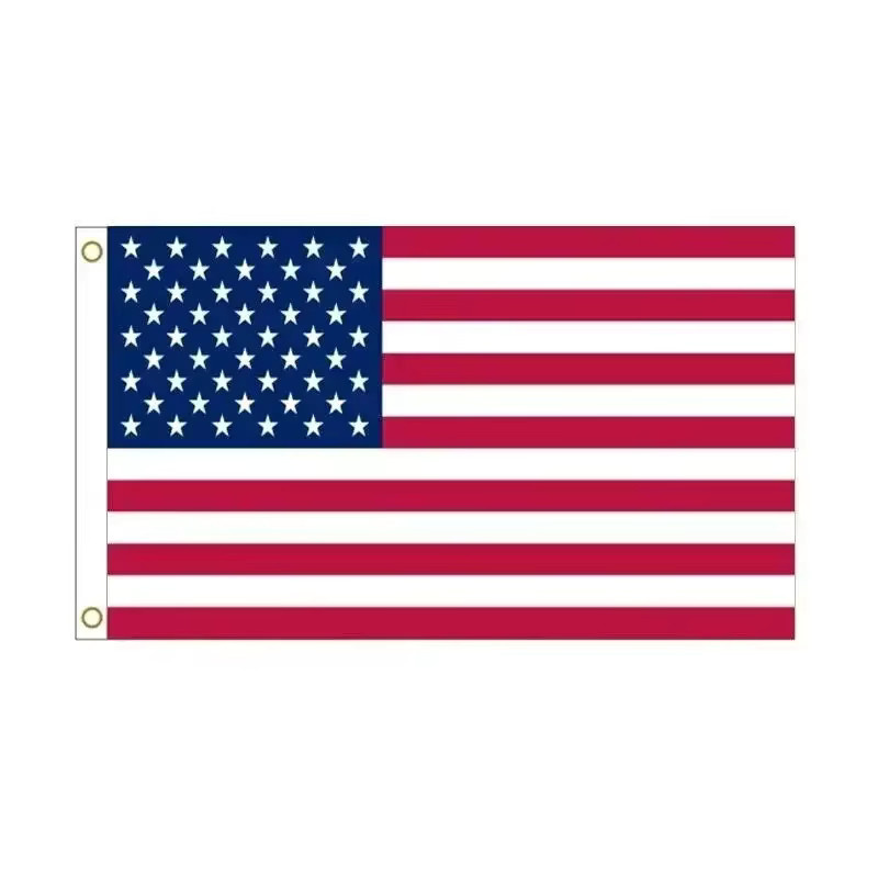 USA-amerikanische Flagge mit Sternen und Streifen aus Polyester in Rot, Weiß und Blau, B/H: 91 x 152 cm - Bild 2