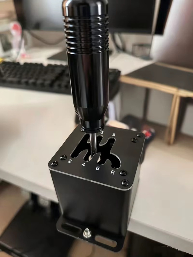 DUTRIEUX USB H-Schalthebel für PC Rennspiele in Schwarz, kompatibel mit Logitech G27 G29 G25 G920 und Thrustmaster T300RS/GT - Bild 5