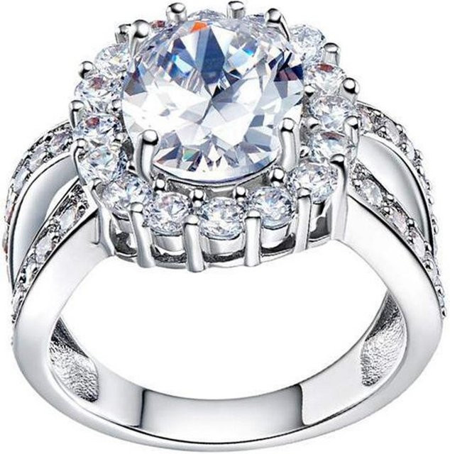 Damenring Gold, Zirkonia, Kristall, Damen - Bild 1