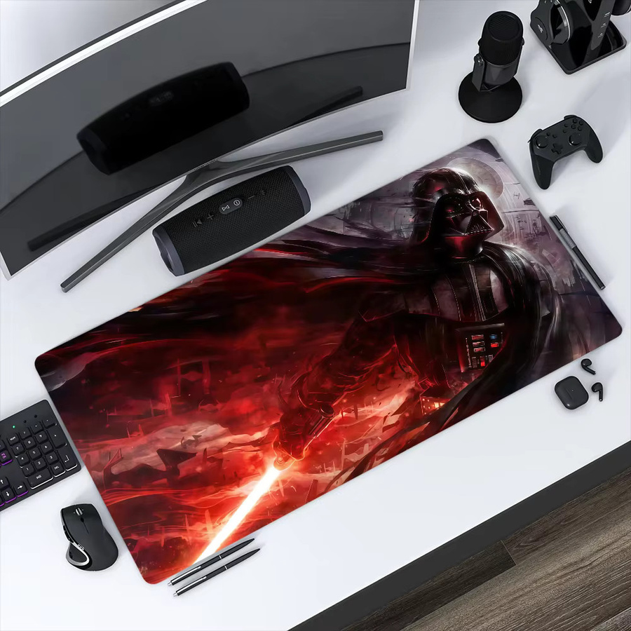 STAR Gaming Mauspad Star Wars W-WARS Fiction Science Writing Cushion in Multicolour, rutschfest und verdickt für Büro und Gaming - Bild 3