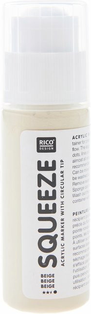 Rico Design Squeeze Acrylic Marker Acrylfarbe in Beige, 60 ml - Bild 1