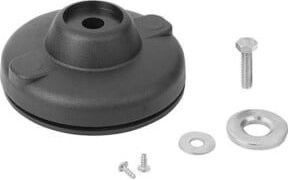 KIPP Anti-Slip-Platte Form D aus Thermoplast in Schwarz Ø 125 mm - Bild 1