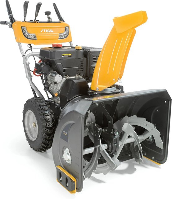 Stiga Benzin-Schneefräse ST 5266 P in Gelb mit LED-Scheinwerfern, E-Starter und beheizten Griffen, Arbeitsbreite: 66 cm - Bild 1