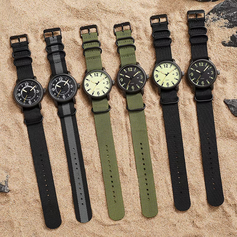 TPW Field Watch, Quarz, Textil/NATO, Schwarz, Herren - Bild 5