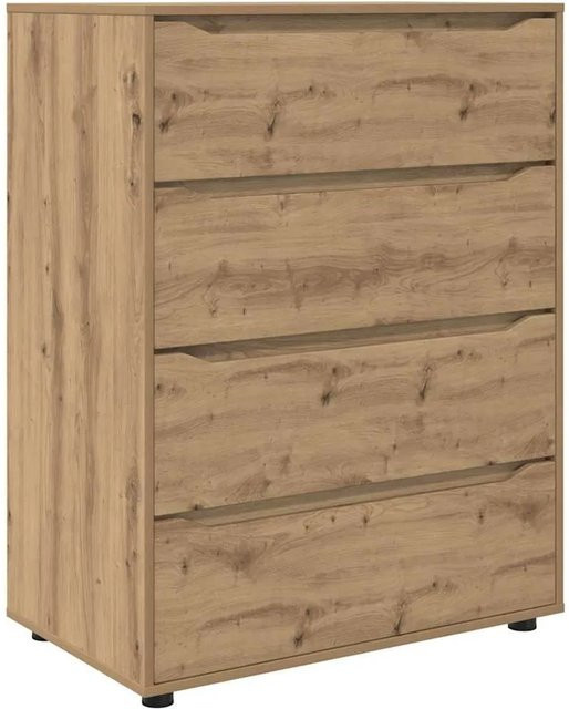 vidaXL Stauraumschränke Set 2 Stück Artisan-Eiche, Farbe Braun, B/T/H: 80 x 48 x 105 cm - Bild 1