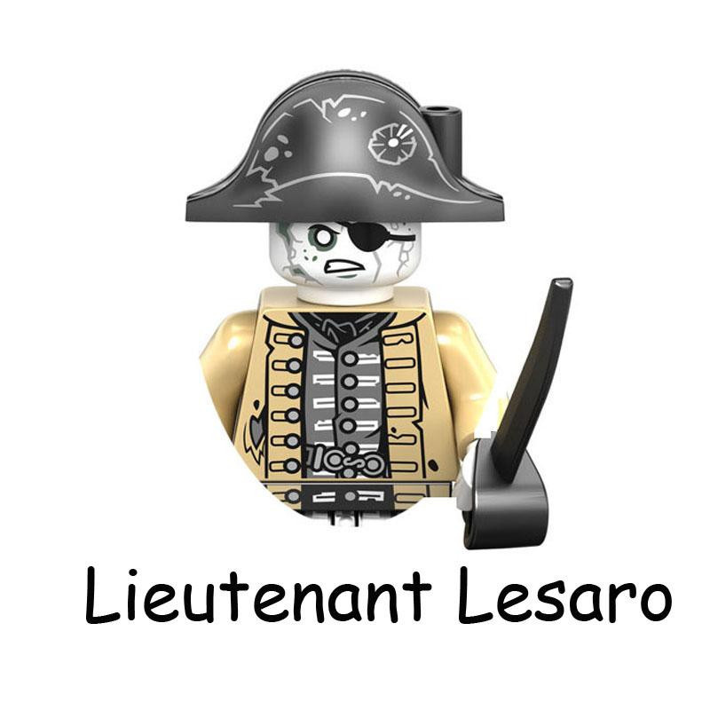 Die Karibik der Piraten Geister-Zombie-Haie Jack Sparrow Kapitän Figur Bausteine Konstruktionssteine ab 6-12 Jahre - Bild 2