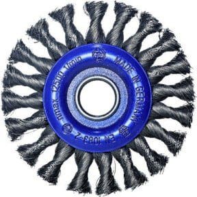 Osborn Rundbürste aus Stahl gezopft für Winkelschleifer Durchmesser: 125 mm, Breite: 13 mm - Bild 1