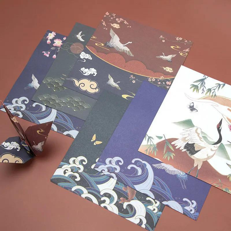 70 Teile Origami Papier Set im chinesischen Stil für Kinder zum Basteln und Scrapbooking, Mehrfarbig - Bild 2