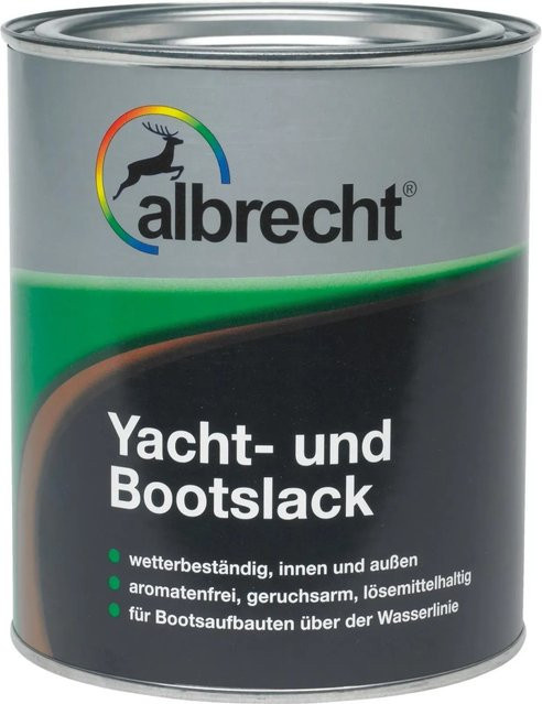 Albrecht Yacht- und Bootslack Transparent hochglänzend 2,5 l - Bild 1
