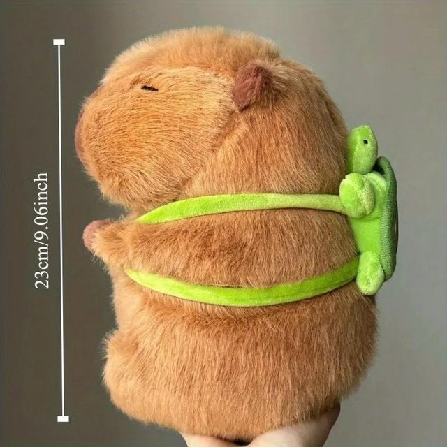 Binchi Fitness Capybara Plüschtier in Form eines Hamburgers, ab 14 Jahre - Bild 1