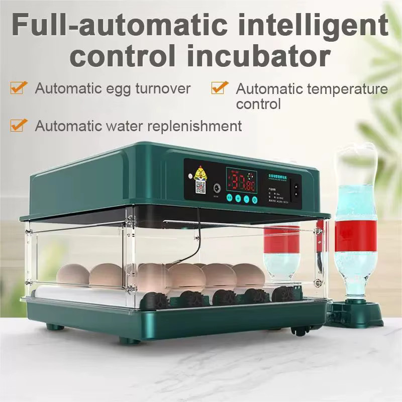 Bromose Vollautomatischer All-in-One Intelligenter Eierinkubator mit LED und Wasserschale zur Temperatur- und Feuchtigkeitsregelung inklusive Brutwerkzeugen für Hühner, Enten, Gänse, Tauben und Papageien - Bild 7