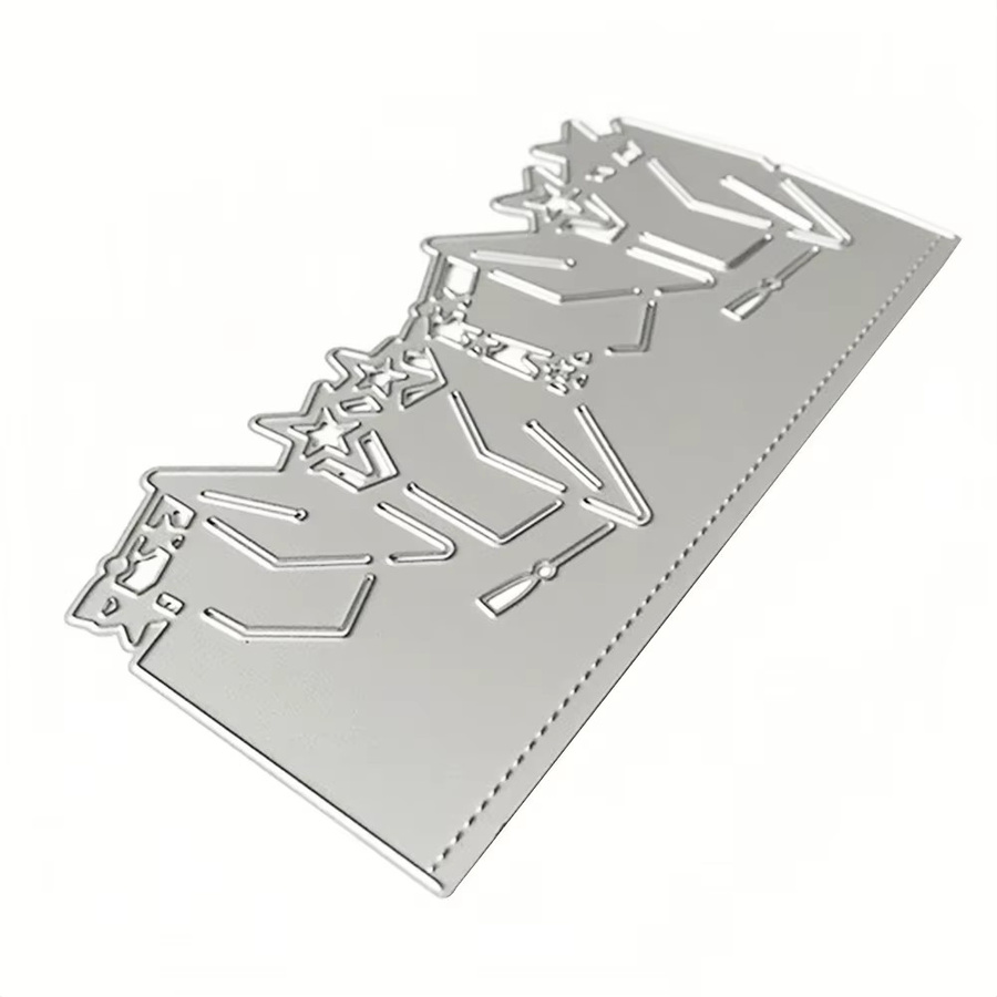 Metall-Schneidewerkzeug für DIY Bastelarbeiten und Scrapbook zur Gestaltung von Grußkarten zur Abschlussfeier - Bild 3