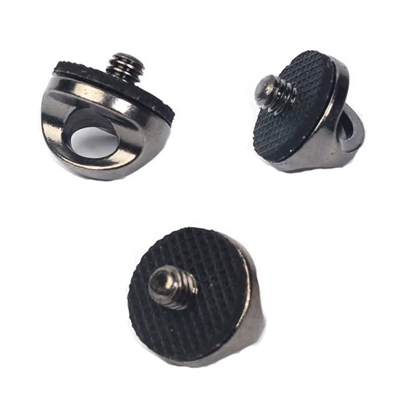 Metall Kamera-Anschlussadapter mit 1/4 Zoll Schraube und Schnellverschluss-Handring für Spiegelreflexkameras - Bild 3