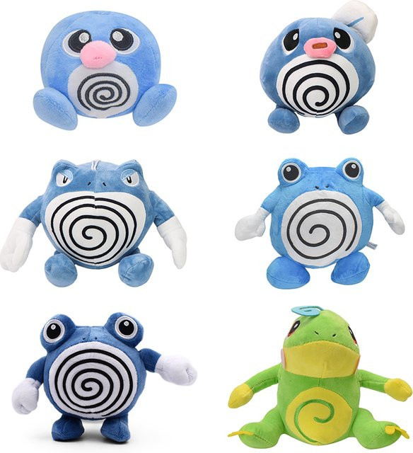 Pokémon Poliwrath Poliwag Poliwhirl Politoed, Plüschtier - Bild 1
