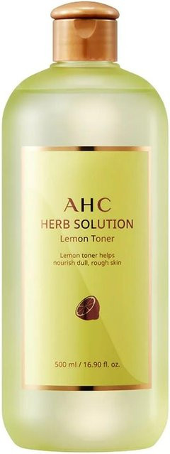AHC Herbal Solution Zitronentoner, 500 ml, für fettige Haut - Bild 1
